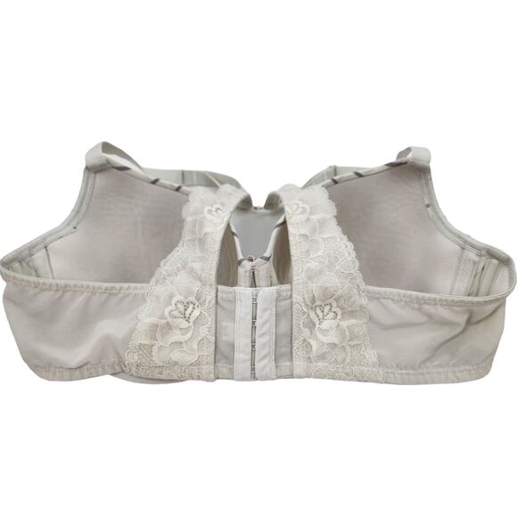 Cacique Striped Lightly Lined Full Coverage Underwire Balconette Bra Size 40D - Picture 4 of 4